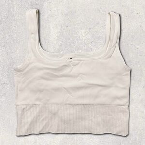 H&M Sport Off-White Tank Top